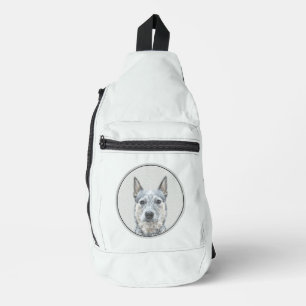 Australian Cattle Dog Blue Heeler Originele honden Sling Bag