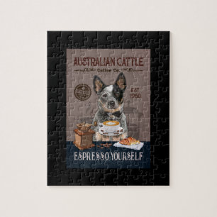 Australian Cattle Dog Coffee Club Coffee Dog Lover Legpuzzel