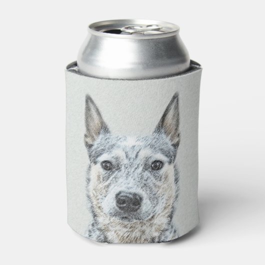 Australian Cattle Dog - Cute Original Dog Art Blikjeskoeler (Blikje Voorkant)