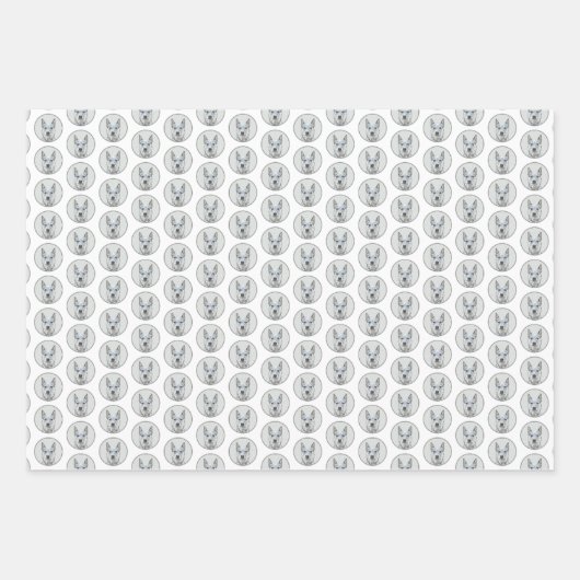 Australian Cattle Dog - Cute Original Dog Art Inpakpapier Vel (Voorkant 2)