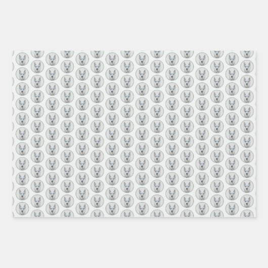 Australian Cattle Dog - Cute Original Dog Art Inpakpapier Vel (Voorkant)