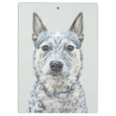 Australian Cattle Dog - Cute Original Dog Art Klembord (Achterkant)