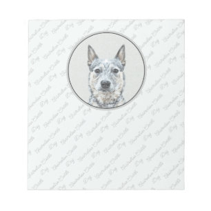 Australian Cattle Dog - Cute Original Dog Art Notitieblok