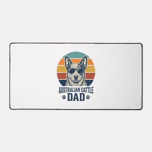 Australian Cattle Dog Dad Vintage Sunset Shirt_1 (Recto)