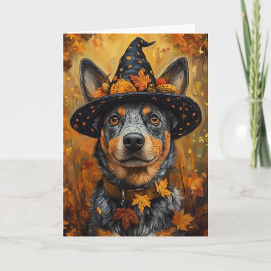 Australian Cattle Dog Feestdagen Kaart (Voorkant)