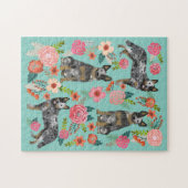 Australian Cattle Dog  Florals Legpuzzel (Horizontaal)