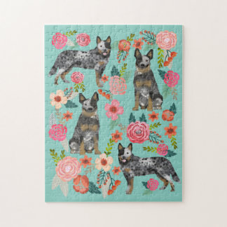 Australian Cattle Dog Florals Legpuzzel