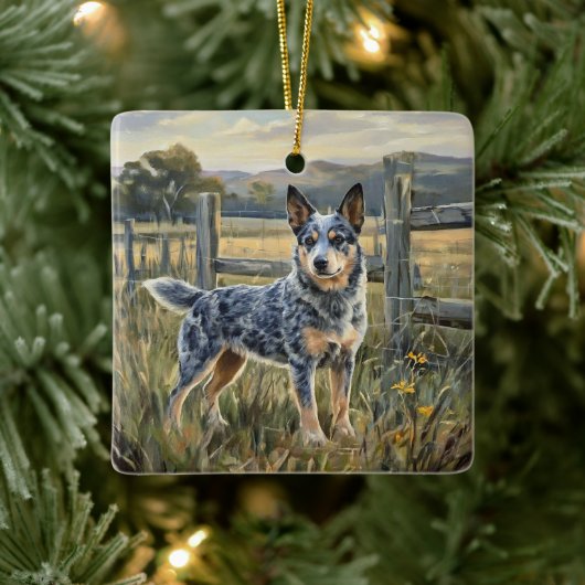 Australian Cattle Dog Keramisch Ornament (Boom)