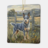 Australian Cattle Dog Keramisch Ornament (Links)