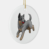 Australian Cattle Dog Keramisch Ornament (Rechts)
