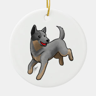 Australian Cattle Dog Keramisch Ornament