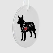 Australian Cattle Dog Love Ornament (voorkant)