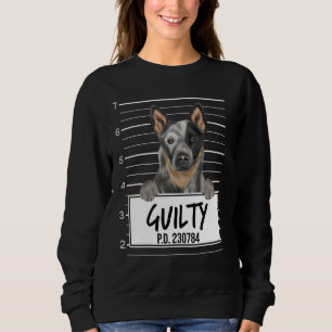 Australian Cattle Dog Mugshot Guilty Dog Trui