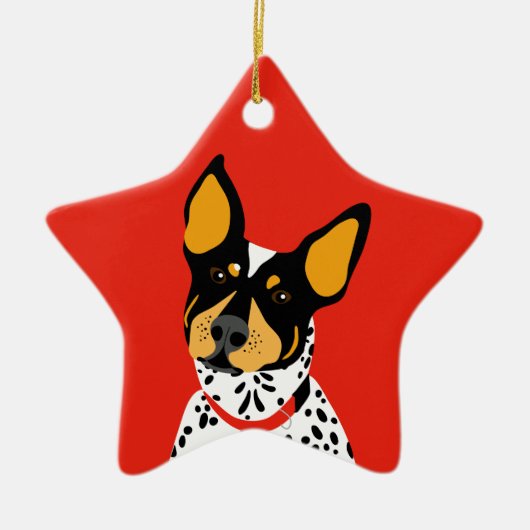 Australian Cattle Dog Ornament (Voorkant)