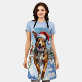 Australian Cattle Dog Red Heeler Christmas Schort (Gedragen)