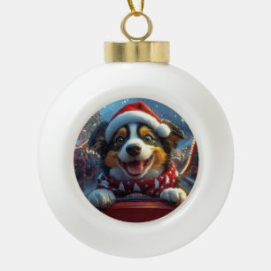 Australian Cattle Dog Roller Onderzetter Kerst Keramische Bal Ornament