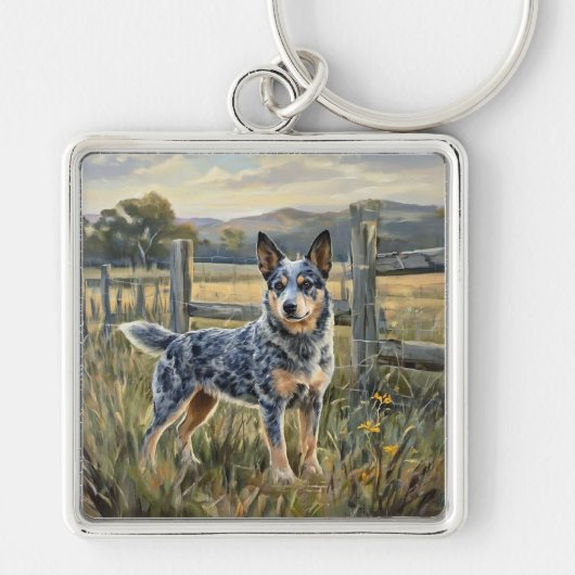 Australian Cattle Dog Sleutelhanger (Voorkant)