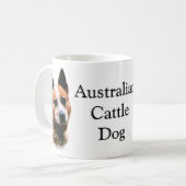 Australian Cattle Dog Trivia Mok (Voorkant links)