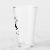 Australian Cattle Dog Waterverf Silhouette Glas (Links)