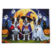Australian Cattle Dogs Pumpkin Halloween Grappig Groot Cadeauzakje (Voorkant)