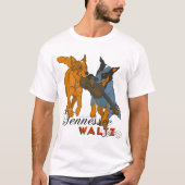 Australian Cattle Dogs Tennessee Waltz T-Shirt (Voorkant)