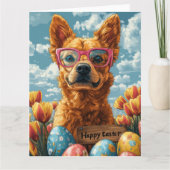 Australian Cattle Easter Eggs Kaart (Voorkant)