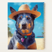 Australian Cattle on Beach, cadeau d'été des amour (Dos)