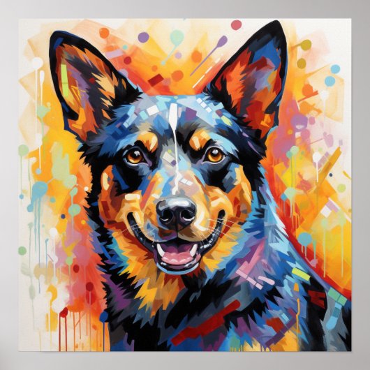 Australian Cattledog Poster (Voorkant)