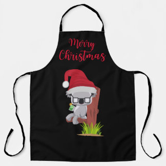 Australian Christmas Schattige Koala Drink ontwerp Schort