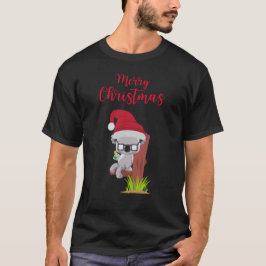 Australian Christmas Schattige Koala Drink ontwerp T-shirt