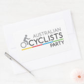 Australian Cyclists Party Sticker (Envelop)