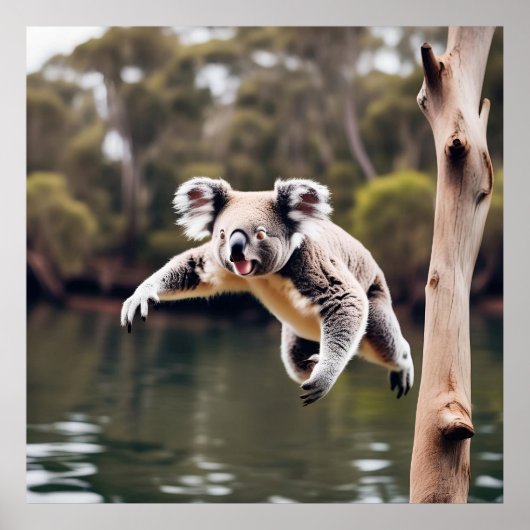 Australian Drop Beer Koala Poster (Voorkant)