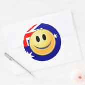 Australian Flag Face Sticker (Envelop)