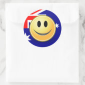 Australian Flag Face Sticker (Tas)