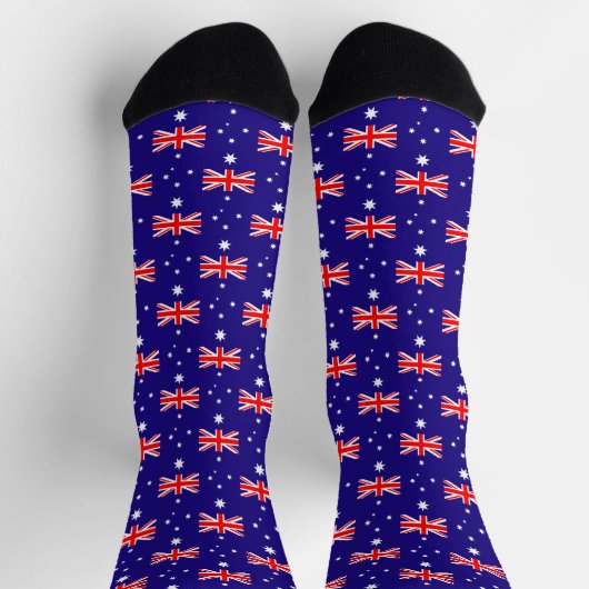 Australian flag pattern custom crew sokken voor ma (Top)