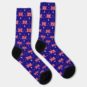Australian flag pattern custom crew sokken voor ma (Rechts)