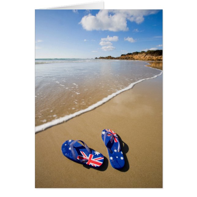 Australian Flag Thongs | Pays de Galles du Sud (Devant)
