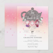 Australian Floral Bridal Tea Kaart (Voorkant / Achterkant)