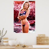Australian Girl Poster (Keuken)