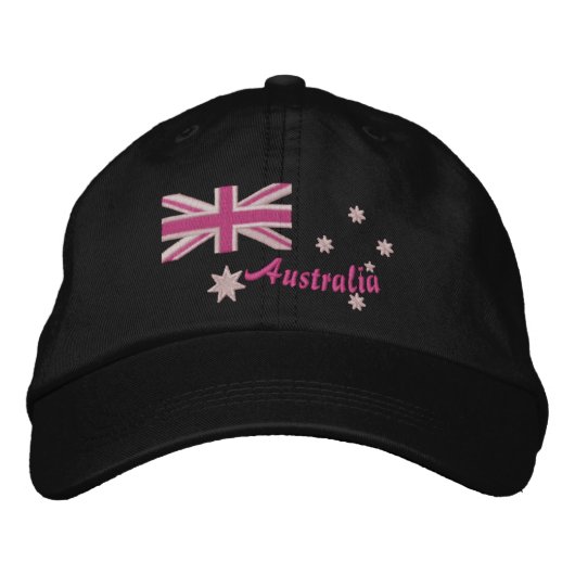 Australian Girly Flag Embroidery Pet (Voorkant)
