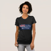 Australian in Heart en Kidney, Australië, vlag T-shirt (Voorkant volledig)