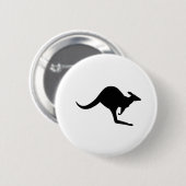Australian Kangaroo Ronde Button 5,7 Cm (Voorkant /achterkant)