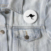 Australian Kangaroo Ronde Button 5,7 Cm (In situ)