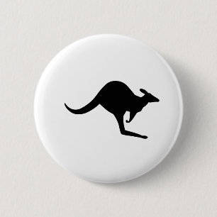 Australian Kangaroo Ronde Button 5,7 Cm