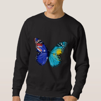 Australian Kazakhstani Flag Butterfly Trui