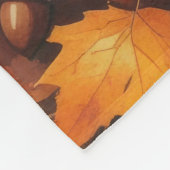 Australian Kelpie Autumn verlaat Thanksgiving Fleece Deken (Hoek)