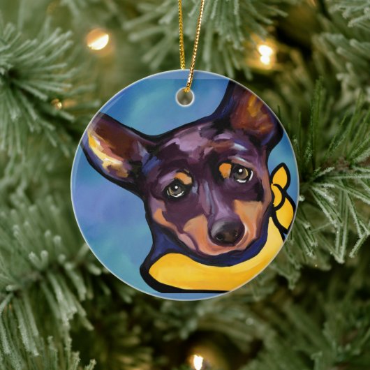 AUSTRALIAN KELPIE KERAMISCH ORNAMENT (Boom)