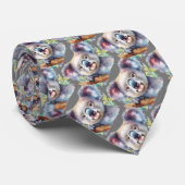 Australian Koala Beer Dier Natuur Kunst Stropdas (Opgerold)