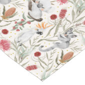 Australian Koala Cockatoos Proteas Natuur Pattern Korte Tafelloper (Hoek)