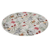 Australian Koala Cockatoos Proteas Natuur Pattern Snijplank (Hoek)